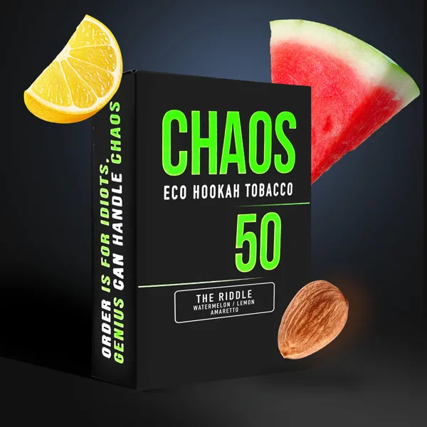 Замовити тютюн Chaos 50g. The Riddle (Кавун Лимон Амаретто)