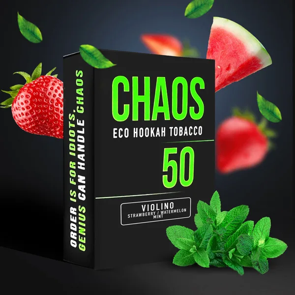 Замовити тютюн Chaos 50g. Violino (Полуниця Кавун Прохолода)