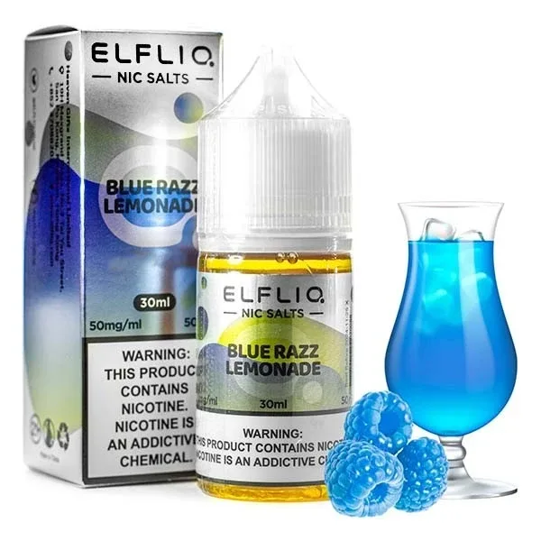 Замовити рідину ELFLIQ 30ml 50mg Блакитна Малина Лимонад