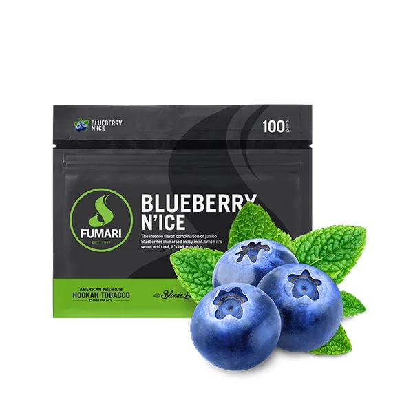Замовити тютюн FUMARI 100g. BLUEBERRY N'ICE