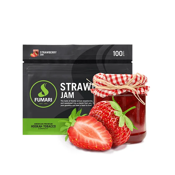 Замовити тютюн FUMARI 100g. STRAWBERRY JAM