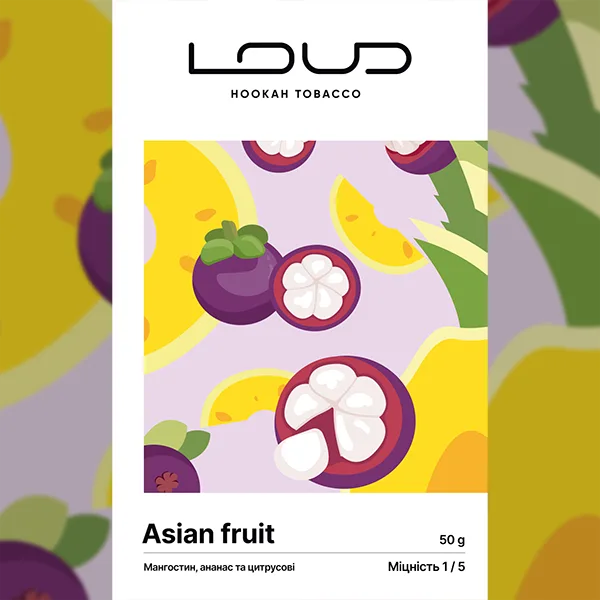 Замовити тютюн LOUD Легка колекція 50g. Asian fruit