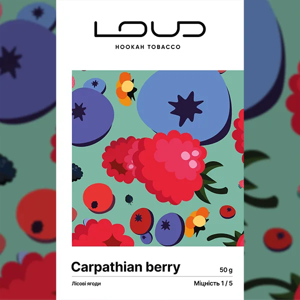Замовити тютюн LOUD Легка колекція 50g. Carpathian berry