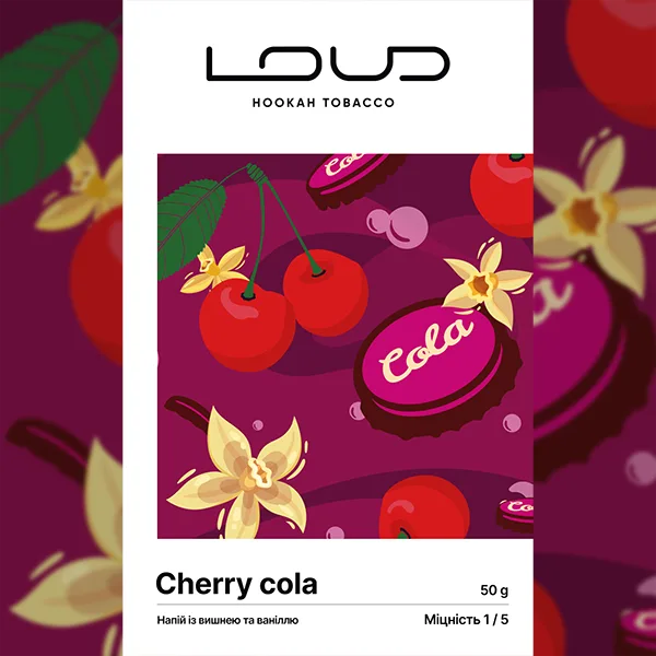 Замовити тютюн LOUD Легка колекція 50g. Cherry cola