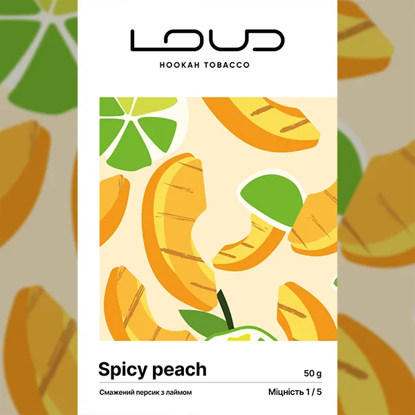Замовити тютюн LOUD Легка колекція 50g. Spicy peach
