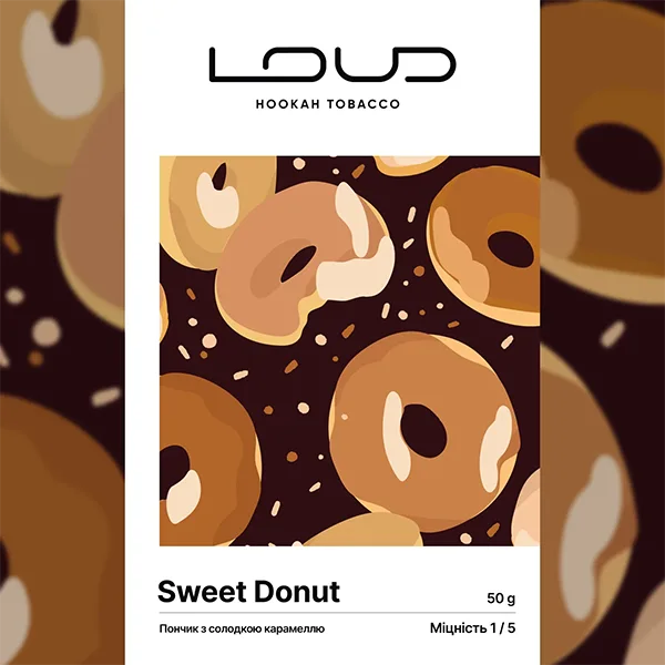 Замовити тютюн LOUD Легка колекція 50g. Sweet Donut