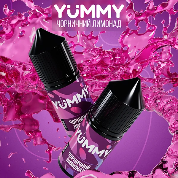 Замовити рідину YUMMY 30ml 50mg - Чорничний Лимонад