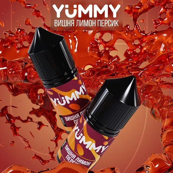 Замовити рідину YUMMY 30ml 50mg - Вишня Лимон Персик
