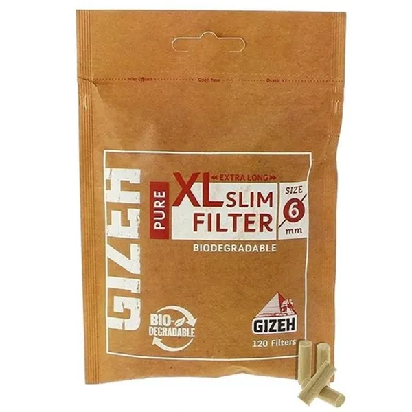 Замовити фільтри Gizeh Pure Slim Bio 120