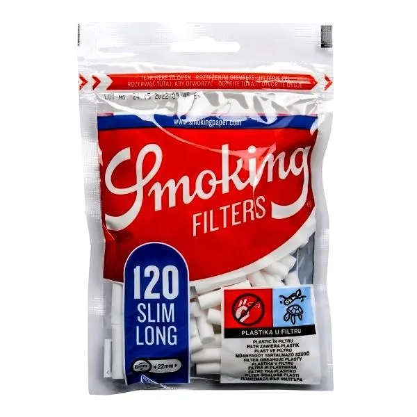 Замовити фільтри для самокруток Smoking Slim Classic Long 120