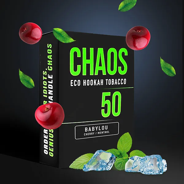Замовити тютюн Chaos 50g. Babylou (Вишня Ментол)