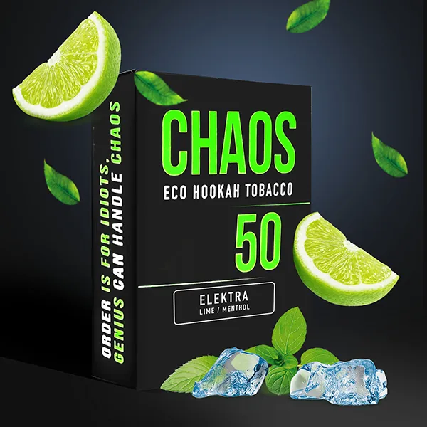 Замовити тютюн Chaos 50g. Elektra (Лайм Ментол)