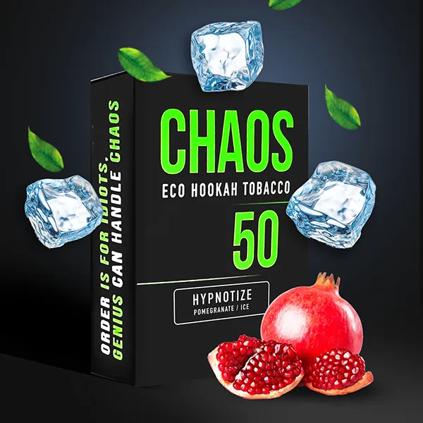 Замовити тютюн Chaos 50g. Hypnotize (Гранат Лід)