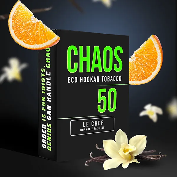 Замовити тютюн Chaos 50g. Le Chef (Апельсин Жасмін)