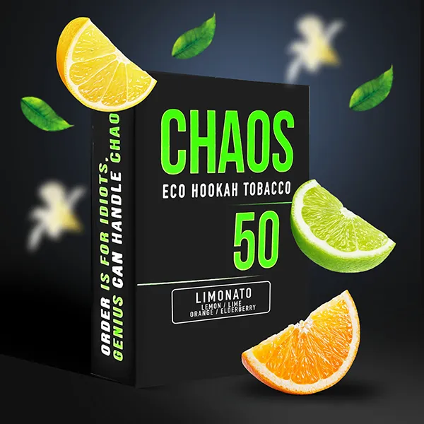 Замовити тютюн Chaos 50g. Limonato (Лимонад Лайм Апельсин Бузина)