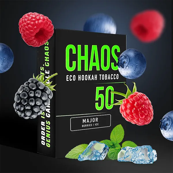 Замовити тютюн Chaos 50g. Major (Ягоди Лід)
