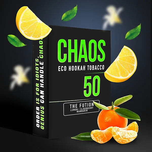 Замовити тютюн Chaos 50g. The Fution (Лимонад Бузина Мандарин)