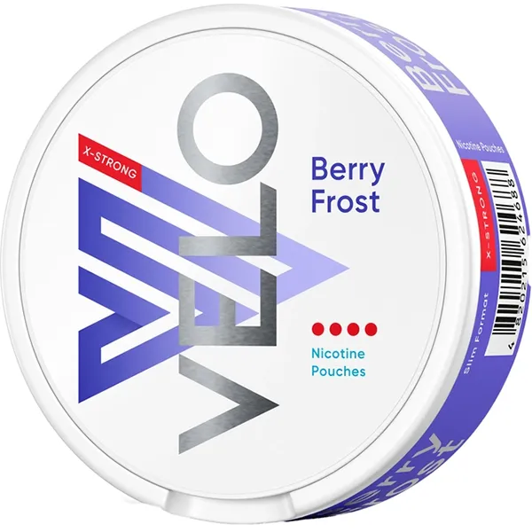 Замовити Безтютюнові нікотинові паучі Velo Berry Frost X-Strong