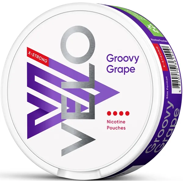 Замовити безтютюнові нікотинові паучі Velo X-Strong Groovy Grape