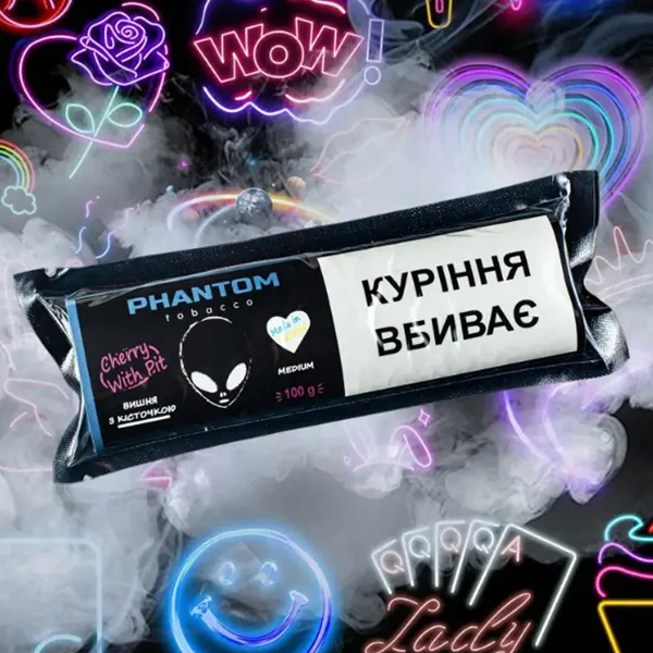 Замовити тютюн Phantom Medium 50g. Cherry With Pit