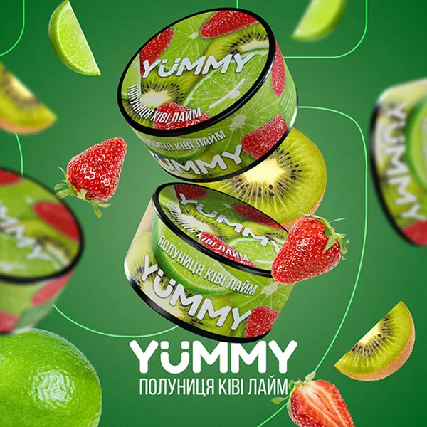 Замовити тютюн Yummy 100g. Полуниця ківі лайм