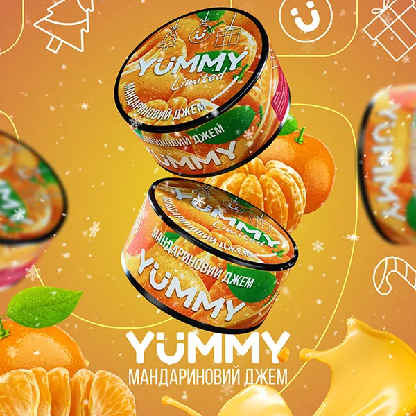 Замовити тютюн Yummy 100g. Мандариновий джем