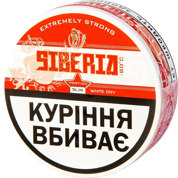Замовити тютюнові подушечки Siberia Slim Red White Dry