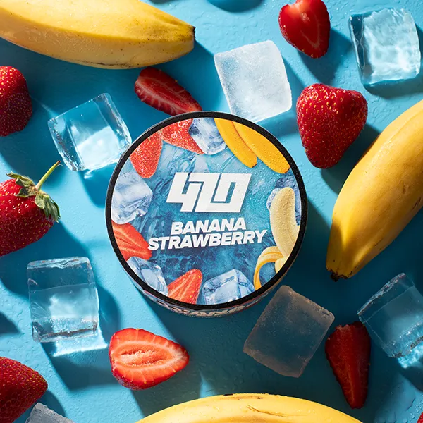 Замовити тютюн 420 Classic 100g. Frost Line Banana Strawberry
