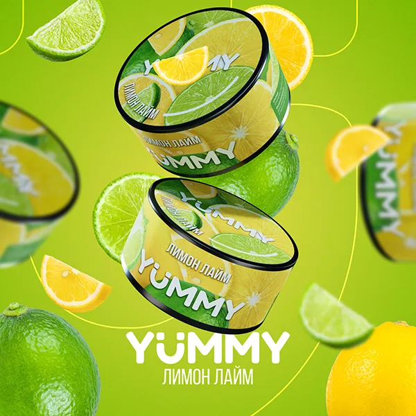Замовити тютюн Yummy 100g. Лимон лайм