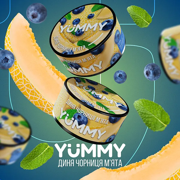 Замовити тютюн Yummy 100g. Диня чорниця мʼята