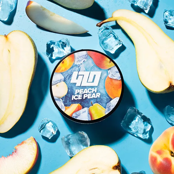 Замовити тютюн 420 Classic 100g. Frost Line Peach ice pear