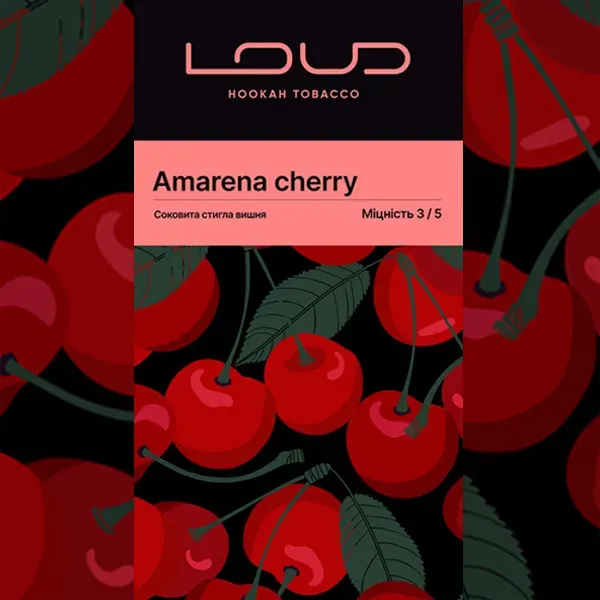Замовити тютюн LOUD 40g. AMARENA CHERRY