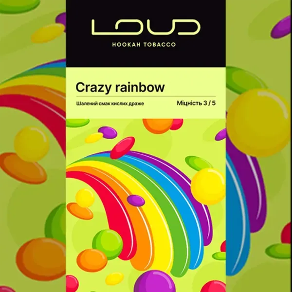 Замовити тютюн LOUD 40g. CRAZY RAINBOW