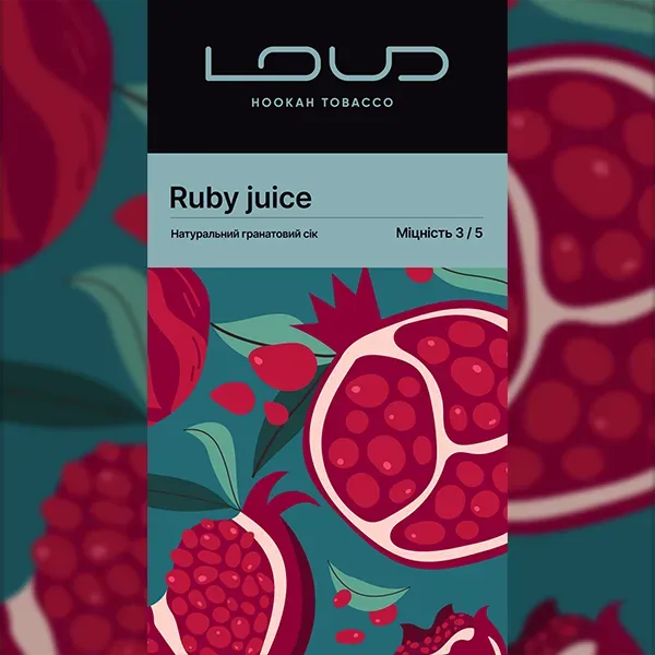 Замовити тютюн LOUD 40g. RUBY JUICE