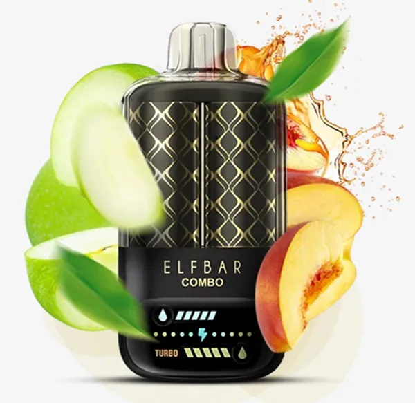 Замовит ELFBAR Combo 25000 Apple & Juicy Peach