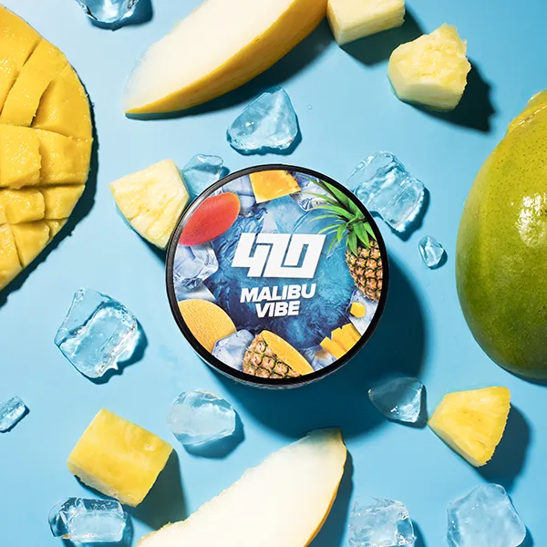 Замовити тютюн 420 Classic 100g. Frost Line Malibu Vibes